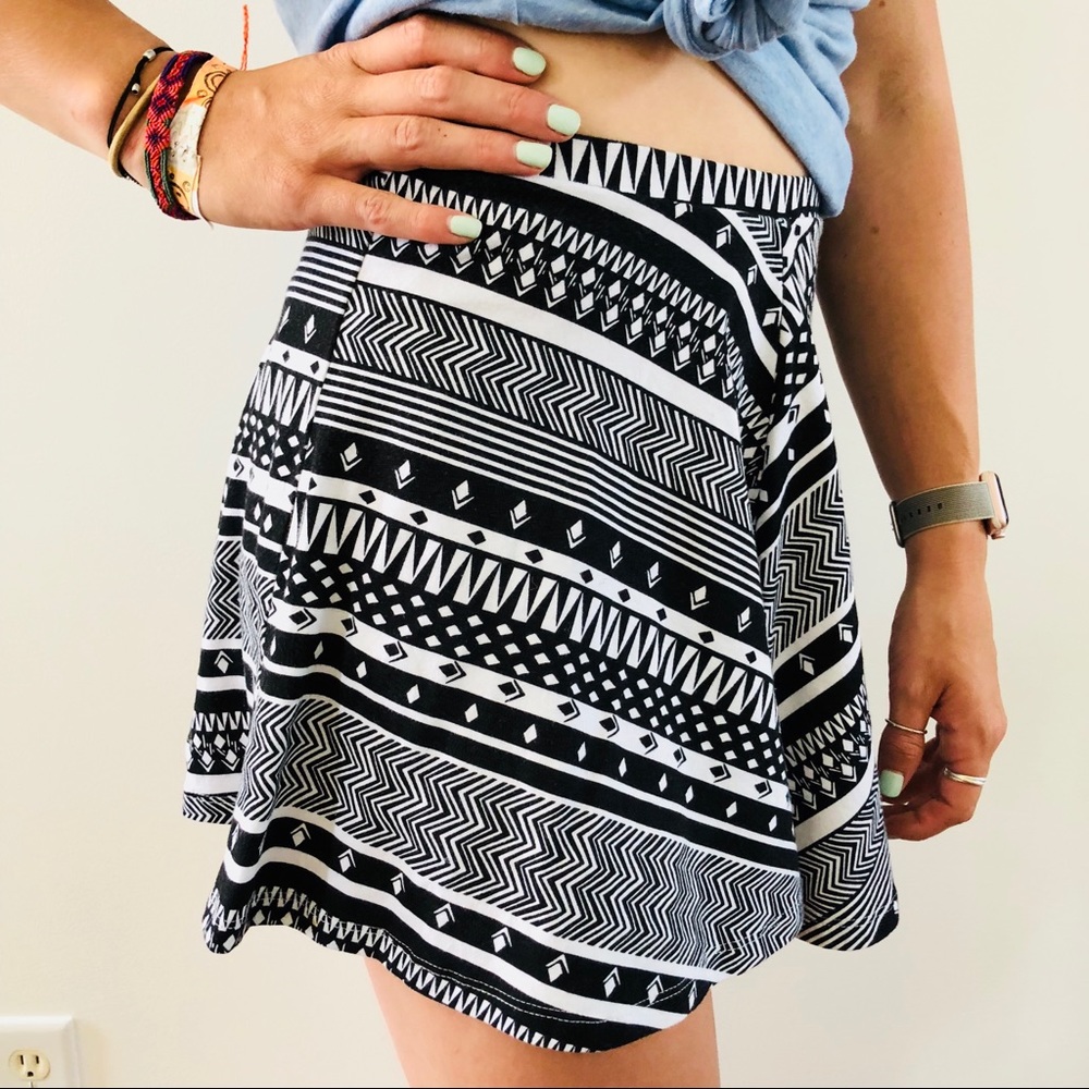 Tribal skater skirt
